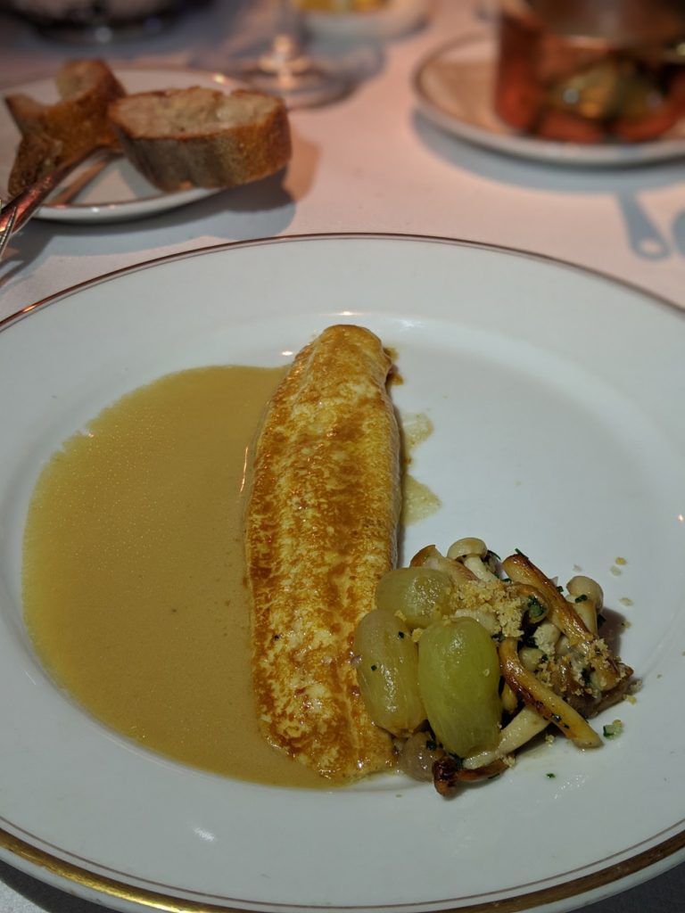 Dover Sole from Le Coucou in Soho in NYC