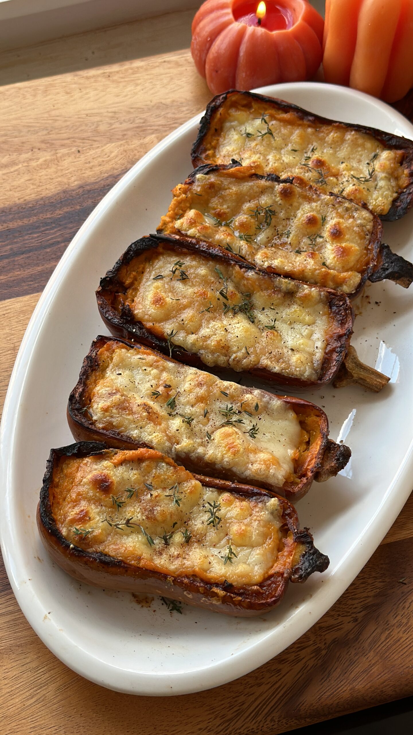 Twice Baked Honey Nut Squash