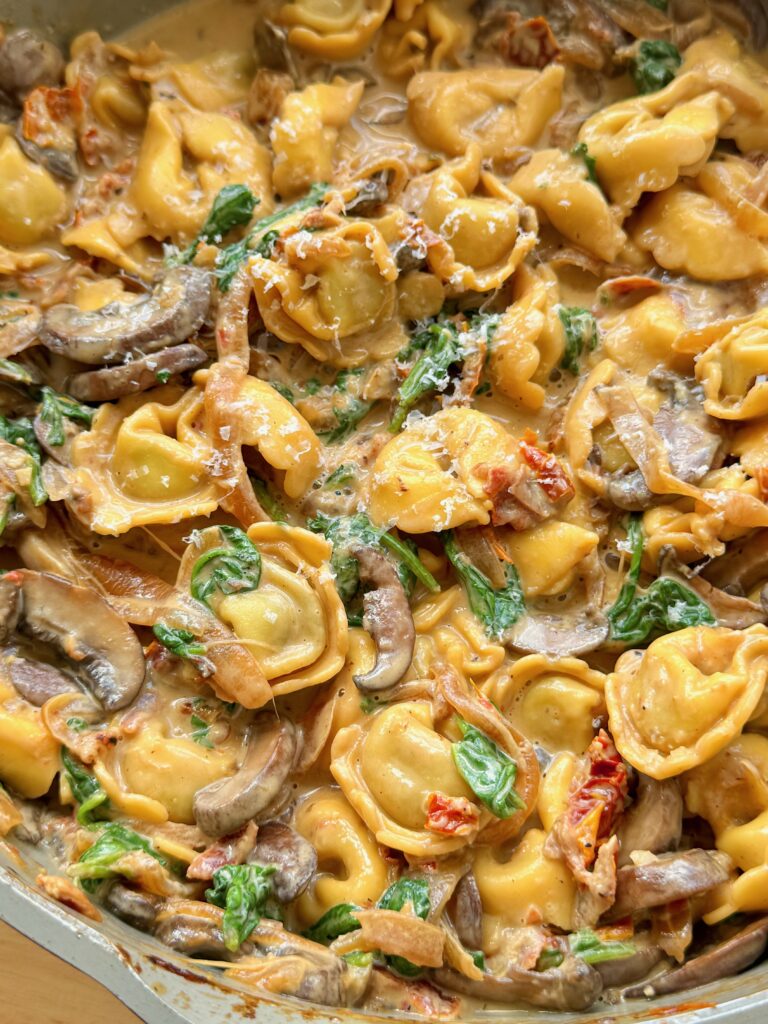 marry me tortellini with caramelized onions