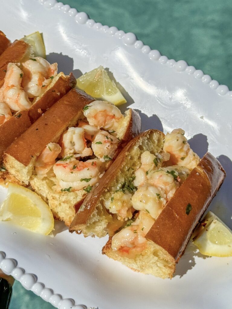 shrimp scampi rolls