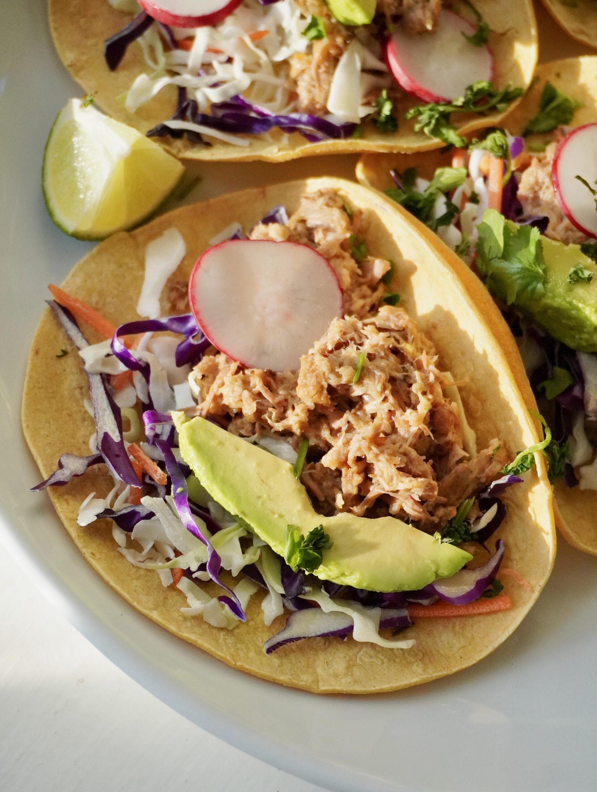 Slow Cooker Citrus Mojo Tacos (Pork or Chicken)
