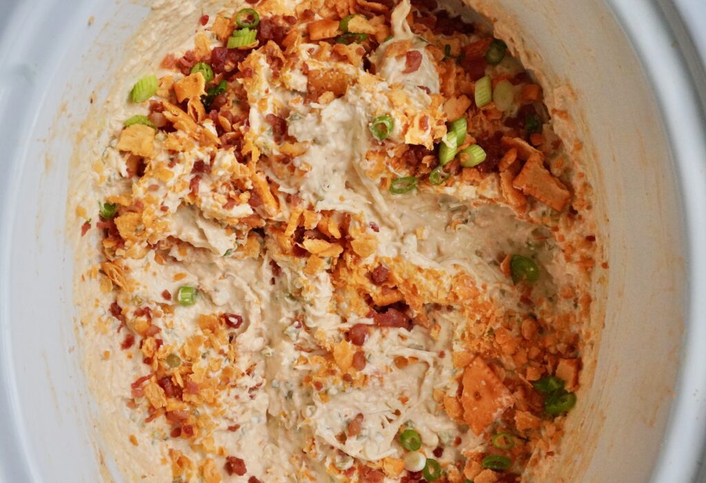 jalapeno popper crockpot chicken dip 
