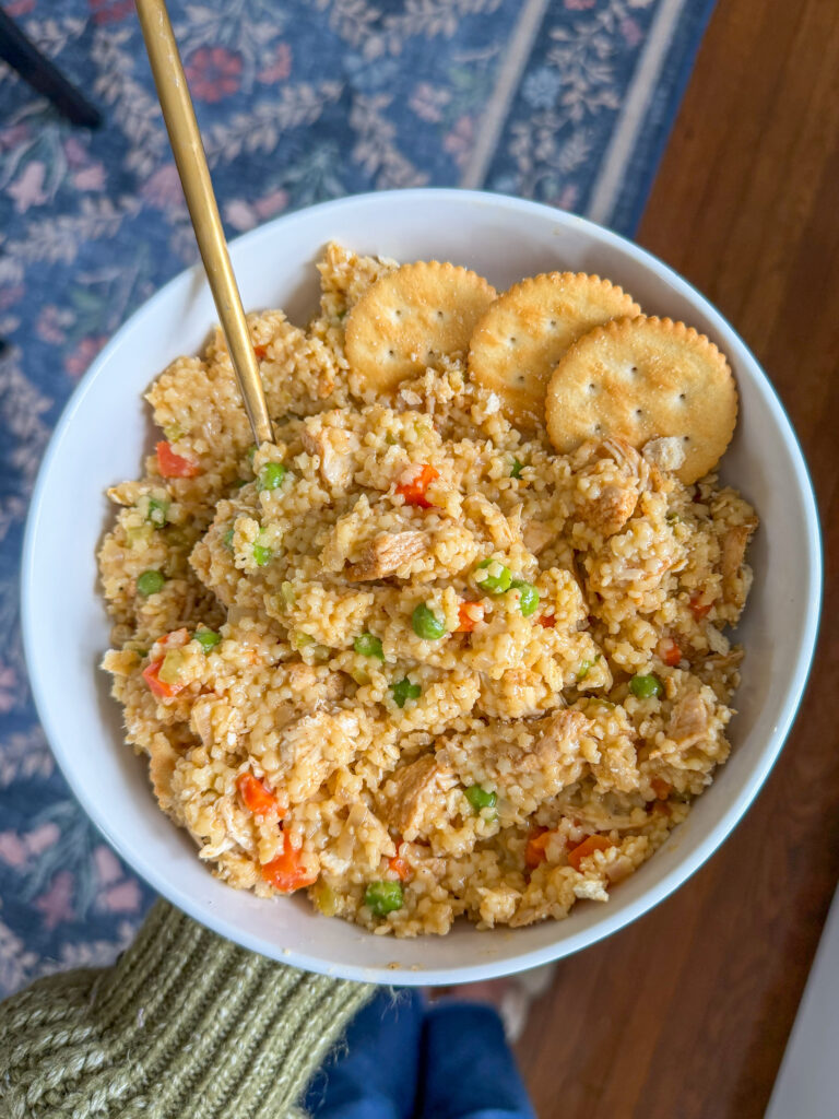 pastina with ritz crackers