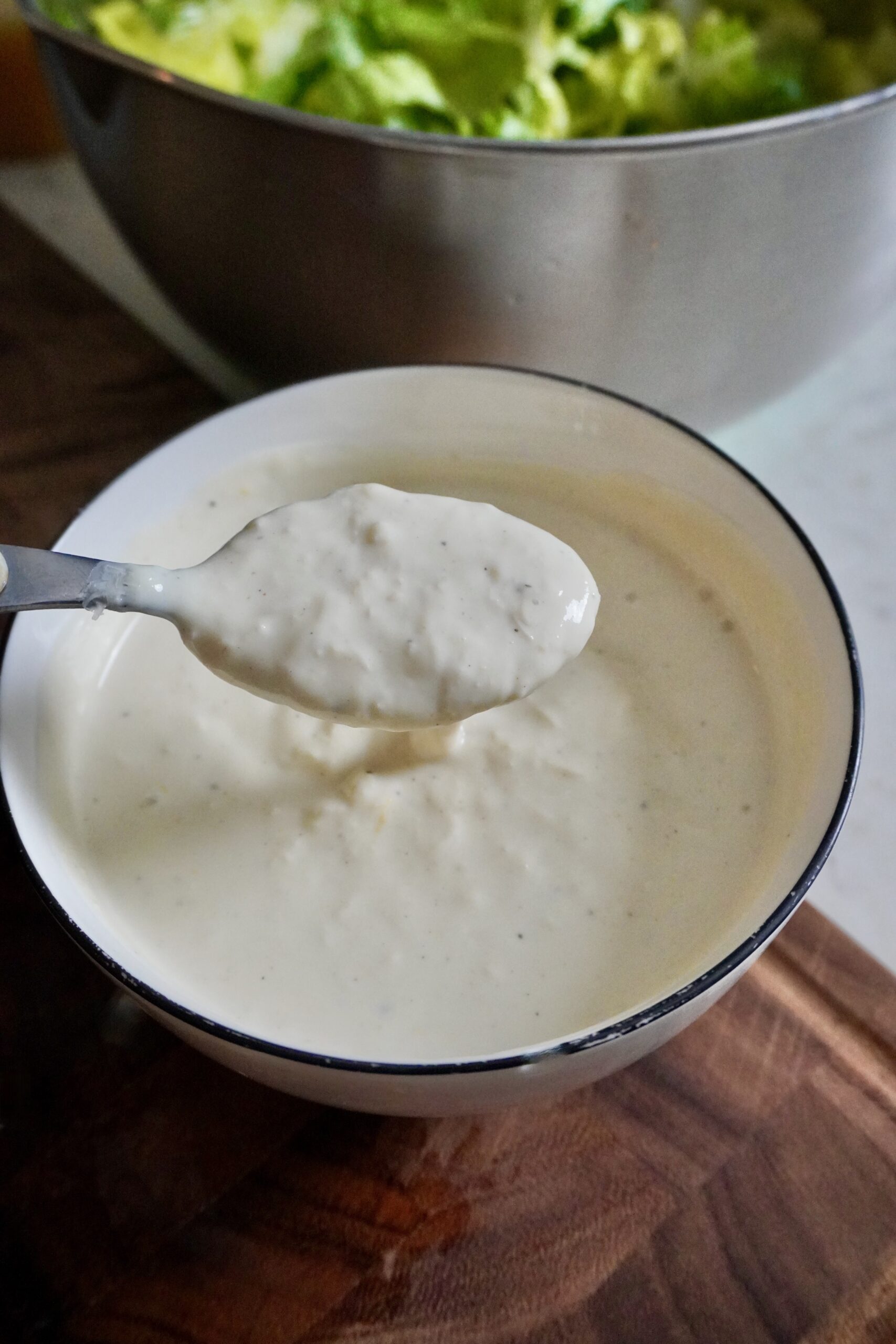 High Protein Greek Yogurt Caesar Dressing (Mayo-Free)
