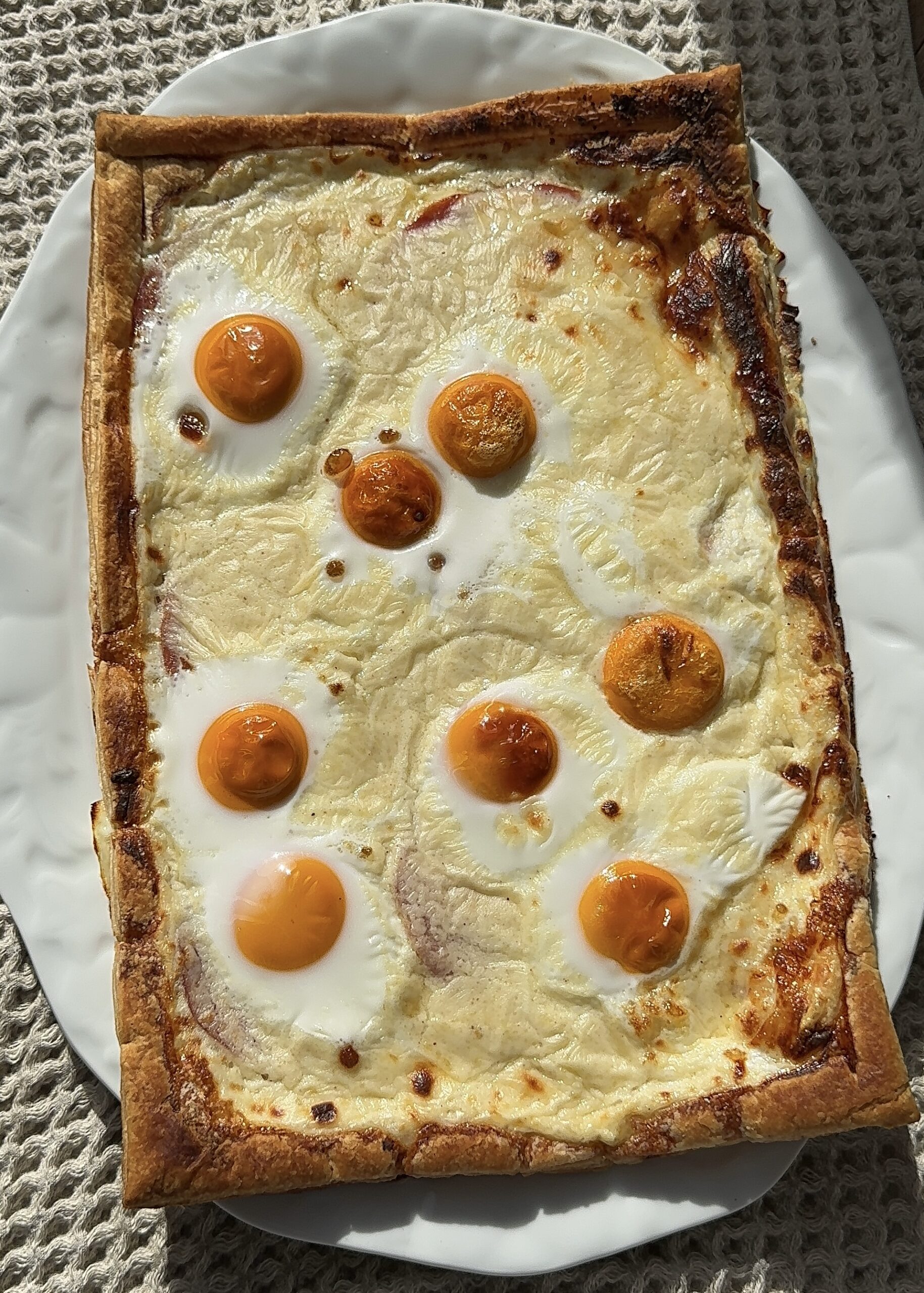 Croque Madame Tart