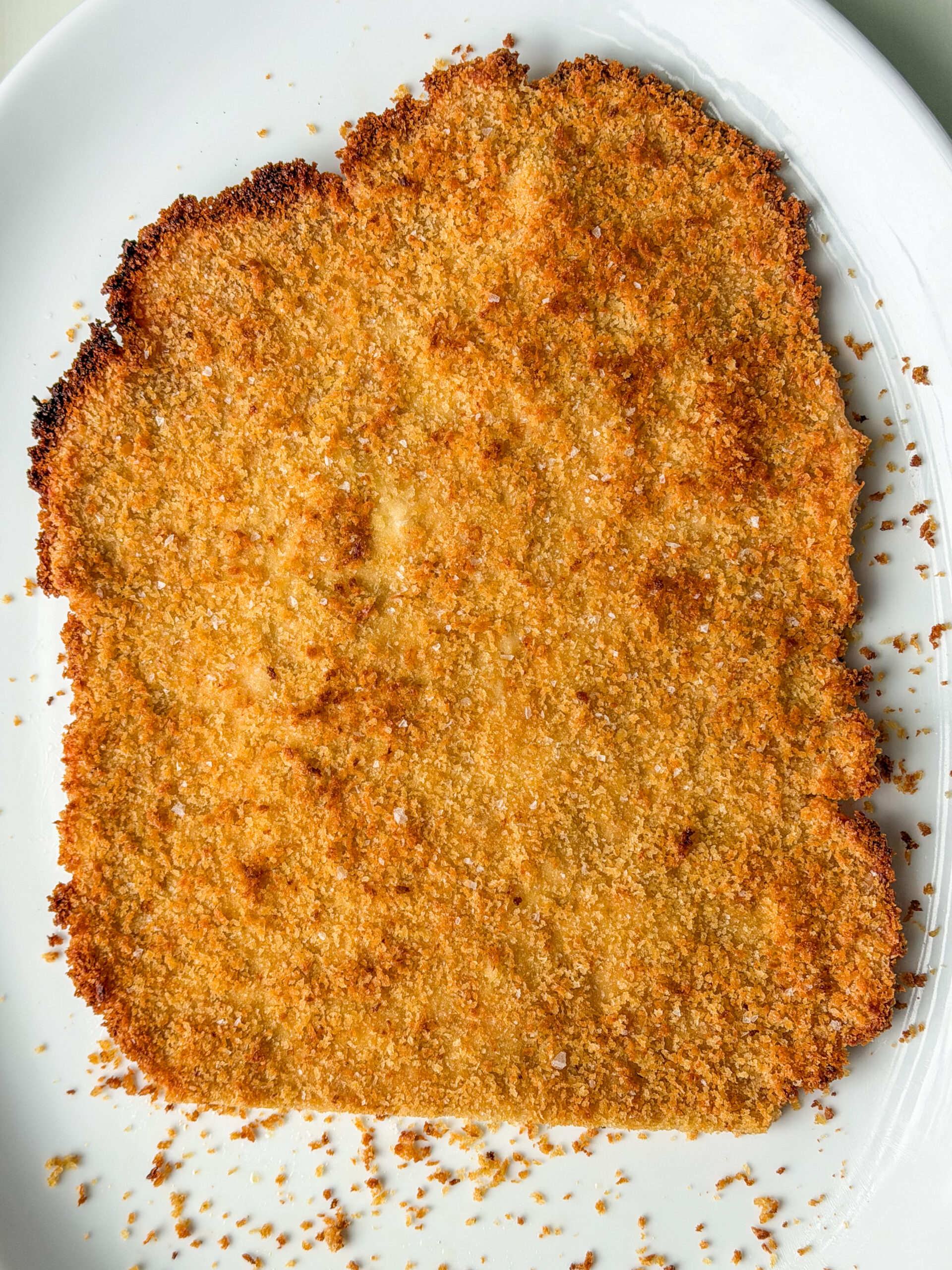 Crispy Oven-Fried Chicken Cutlet (Ground Chicken)