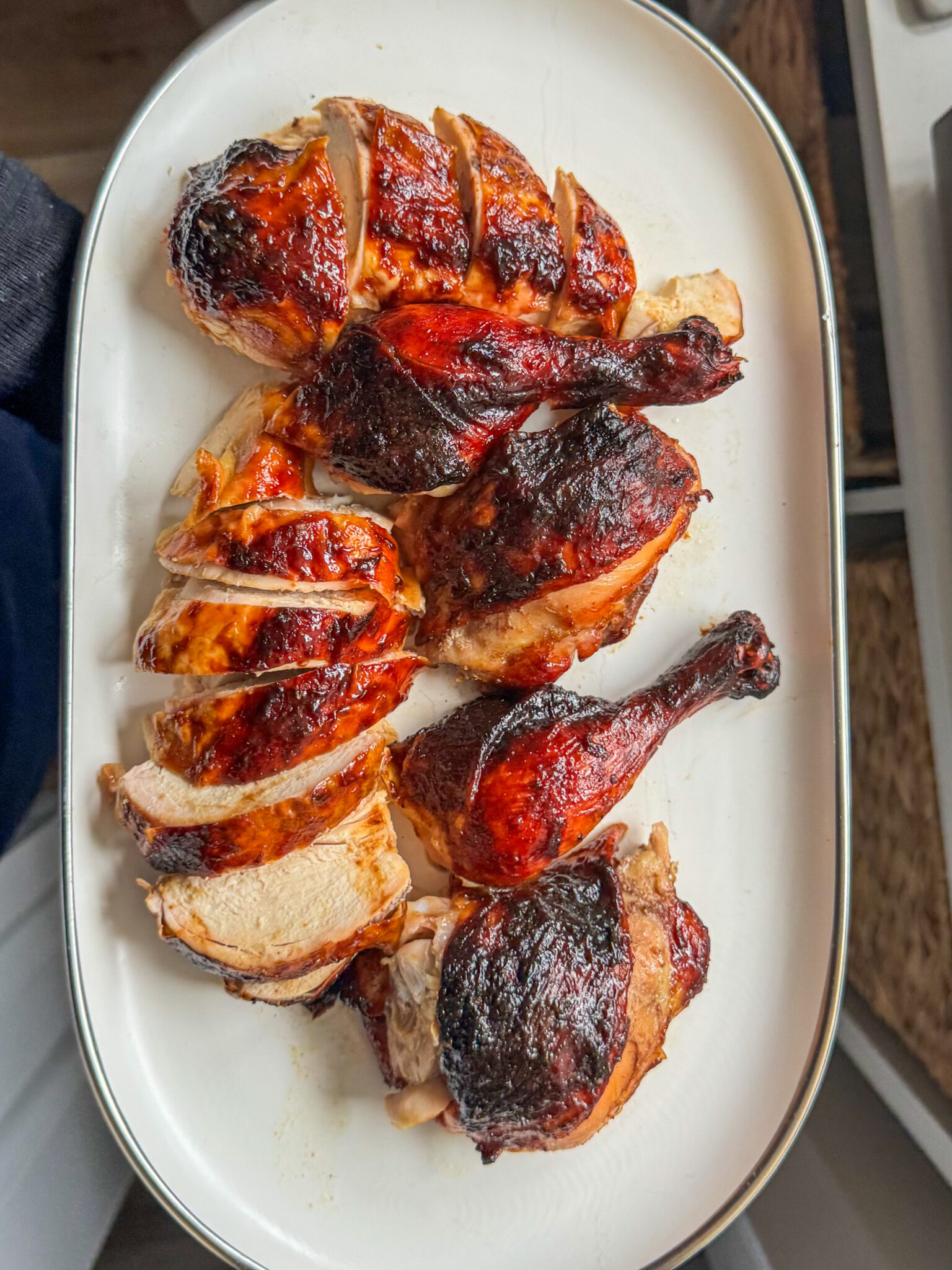 Crispy Hoisin Spatchcock Chicken Recipe | Dining with Skyler