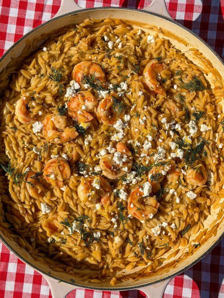 shrimp orzotto