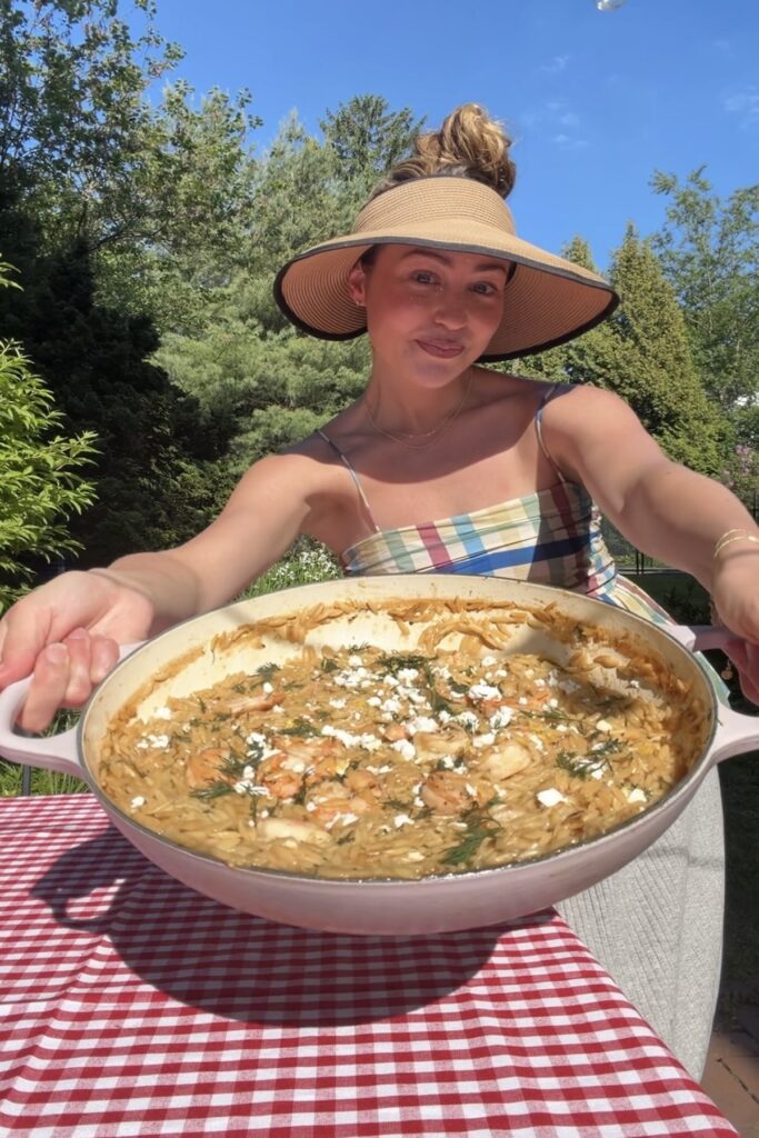shrimp orzotto