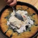 Blueberry Sugar Cookie Skillet