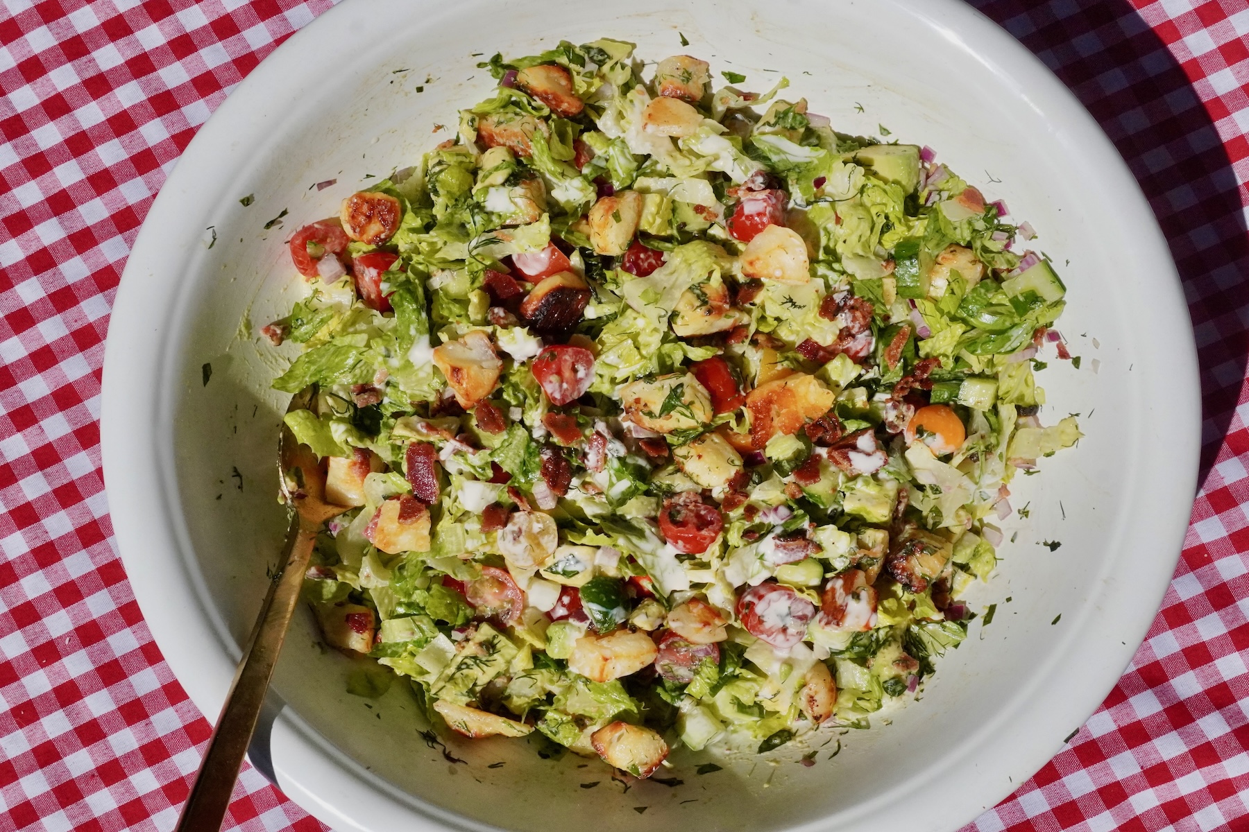 halloumi salad