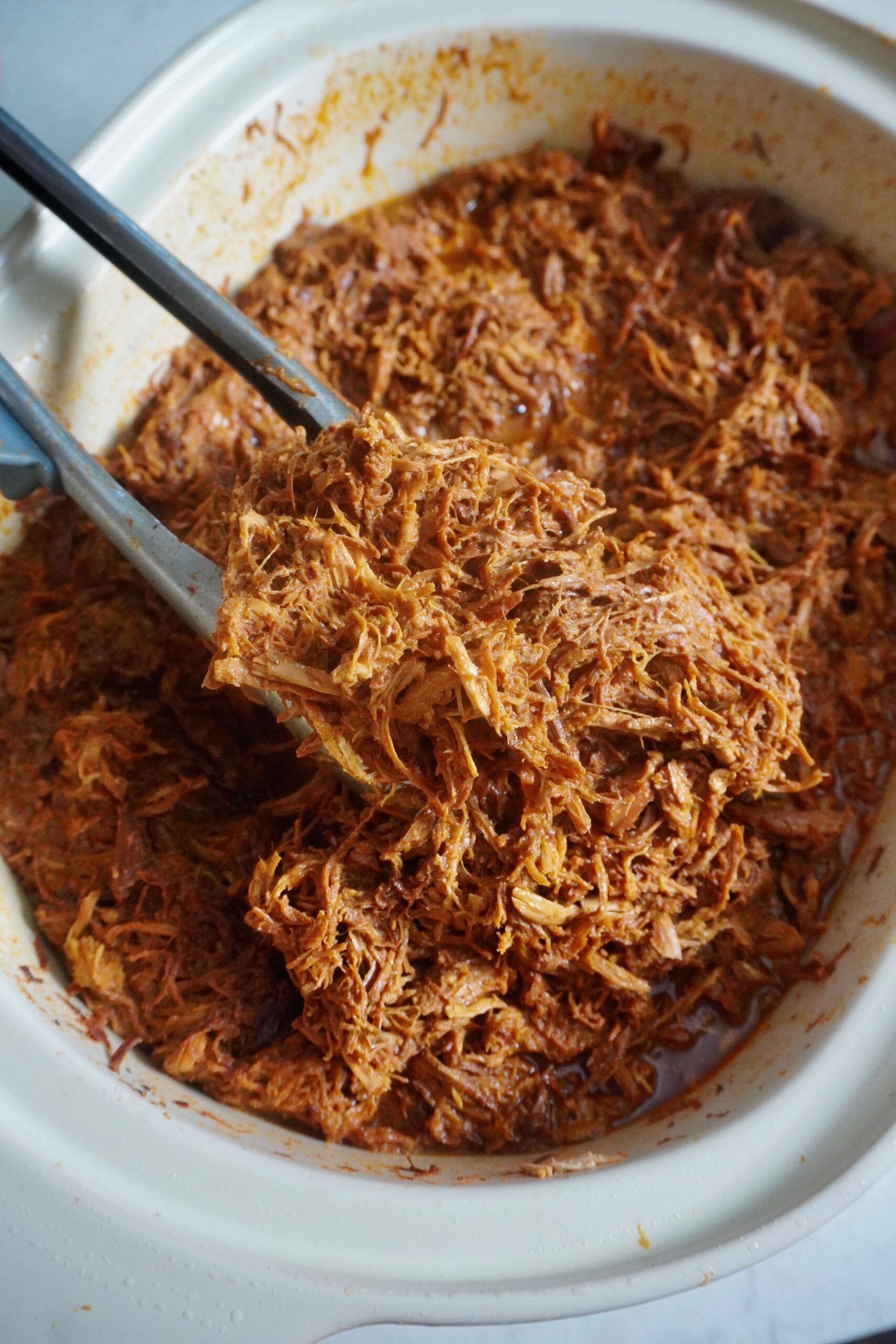 Easy Slow Cooker BBQ Pulled Chicken (Dump-and-Go!)