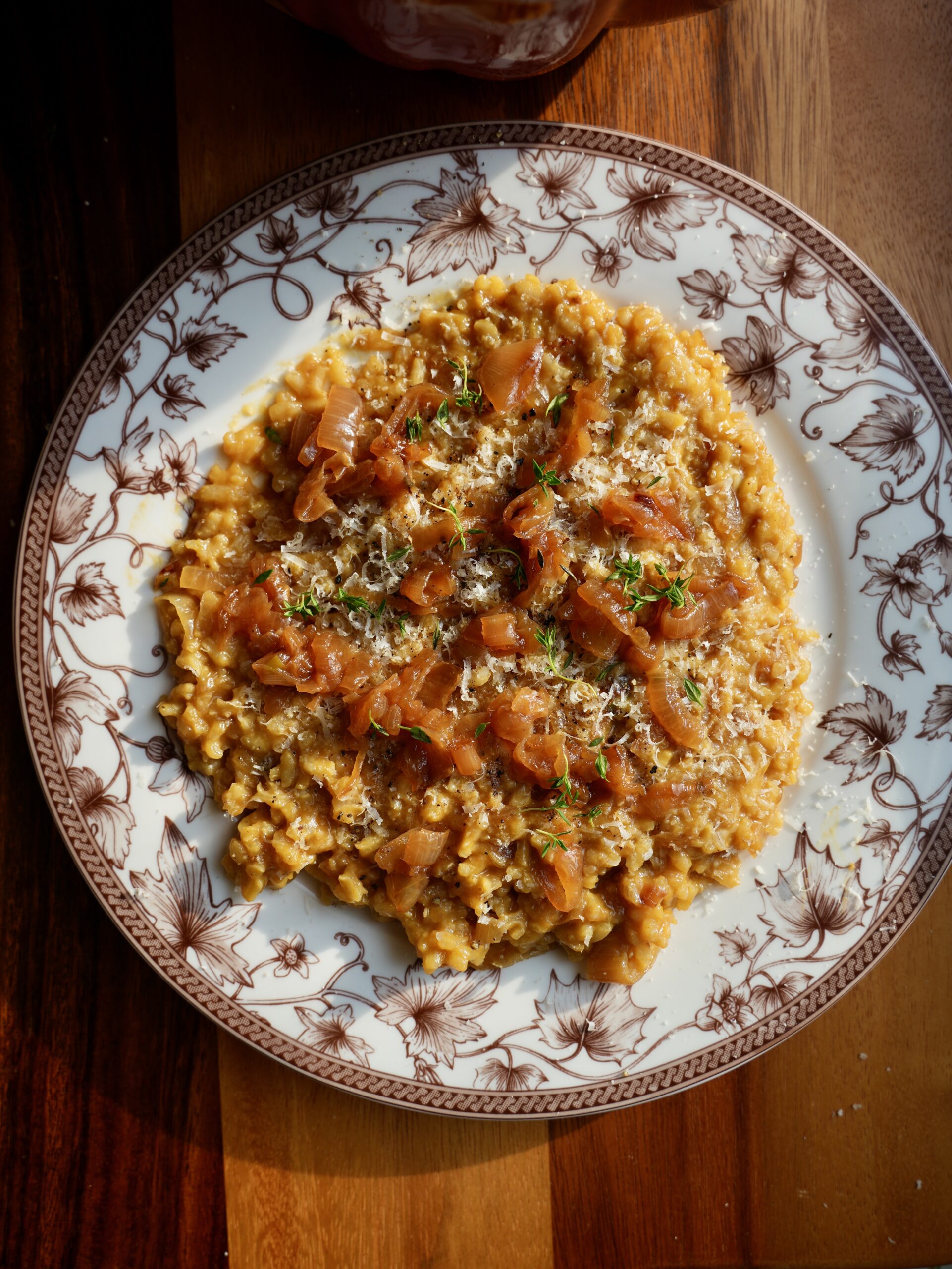 French Onion Pumpkin Risotto
